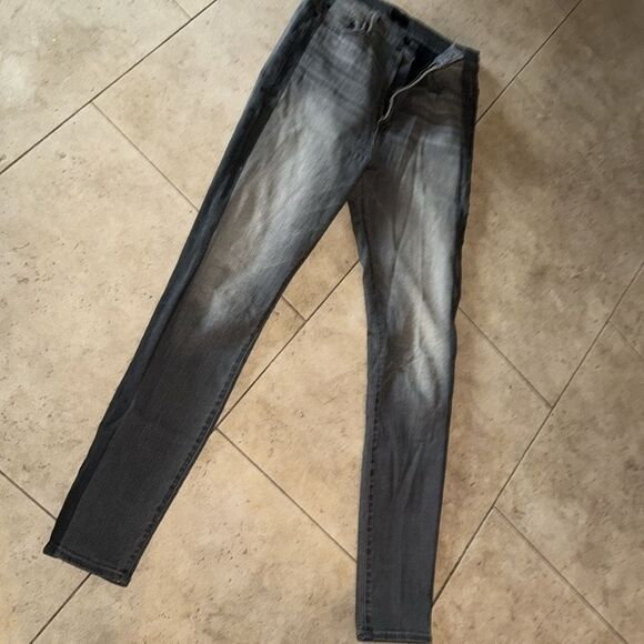 Women's Gray MOTHER Jeans - Size 27 - NWOT - The Swooner - Skinny High Waist - Picture 1 of 9